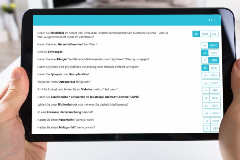 Alle Patientendaten von jetzt an am Tablet erfassen Alle Patientendaten von jetzt an am Tablet erfassen