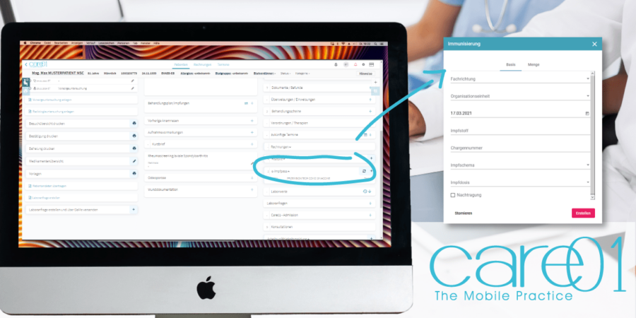 e-Impfpass mit Care01|e-Impfpass mit Care01